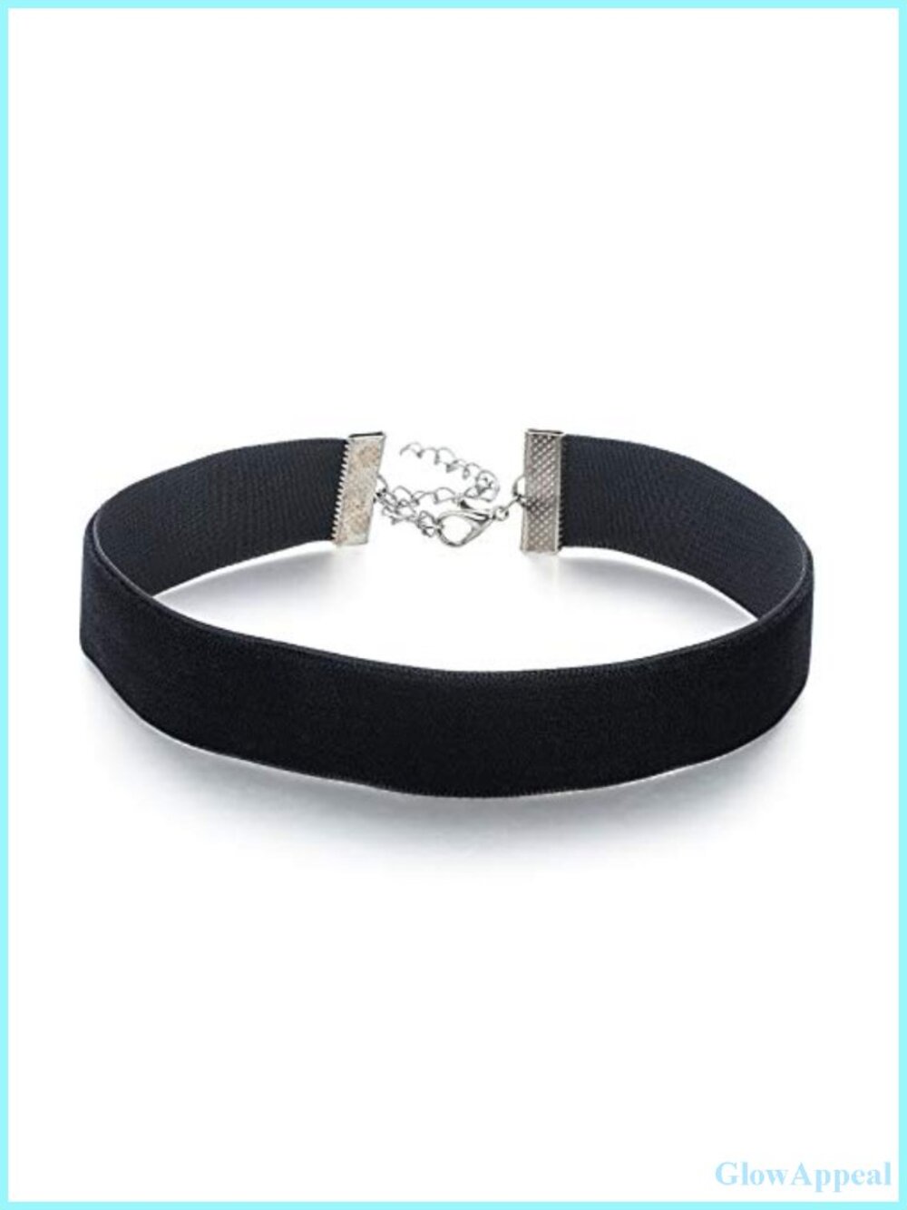 Gothic Black Velvet Choker Necklace for Women Teen Girls Adjustable Collar